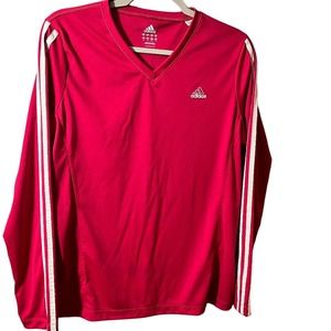 Adidas Active 360 Red/Maroon Long Sleeve | Size Large